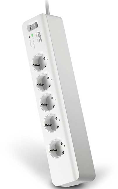 APC produžni kabl sa prenaponskom zaštitom Basic Surge Arrest PM5-GR - Image 1