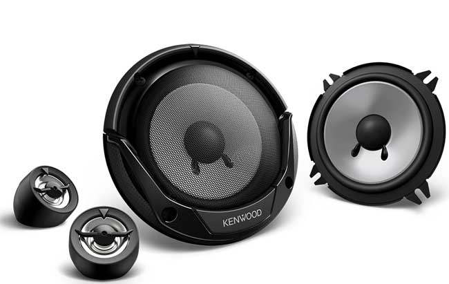 Kenwood KFC-E130P Dvosistemski komponentni zvučnici za automobil 13cm