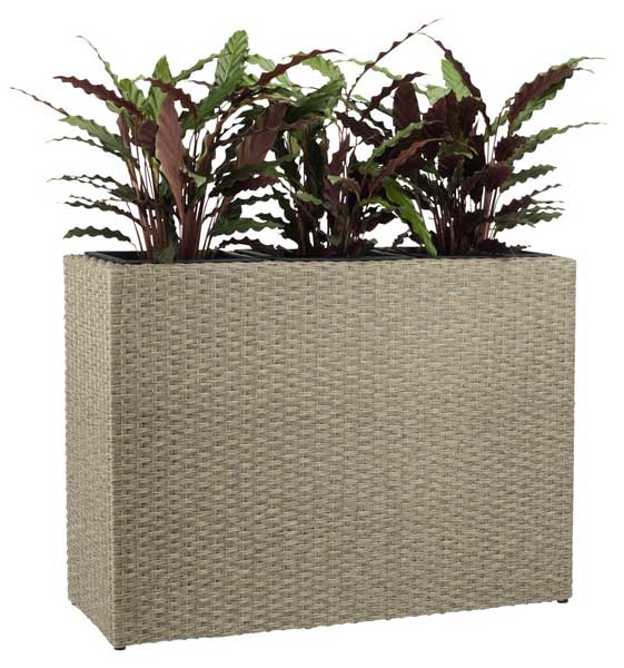 Saksija od petana Skandi 30x84x60cm natur