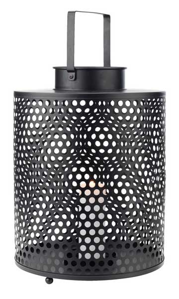 Fenjer Havir prečnik 28cm čelik-staklo