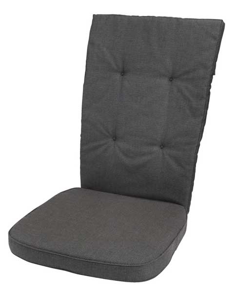 Jastuk baštenski za podesive stolice Lodi crna - Image 1