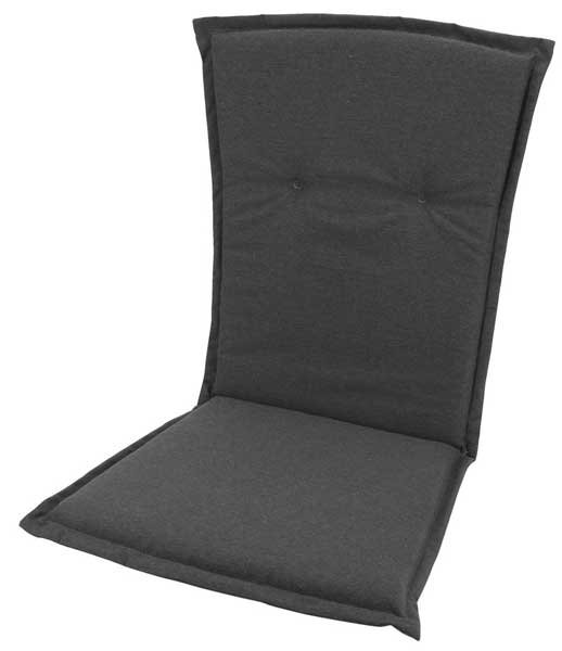Baštenski jastuk za stolicu sa visokim naslonom Beni tamno siva - Image 1
