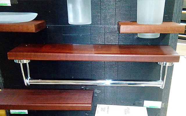 Držač peškira od tikovine 42cm 