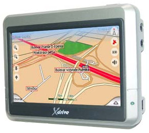 Xdrive GPS-43SX Navigacioni sistem sa SCG mapama