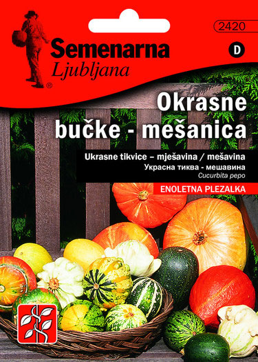 Ukrasne tikve - seme mešavina - Cucurbita pepo 2420 - Image 1
