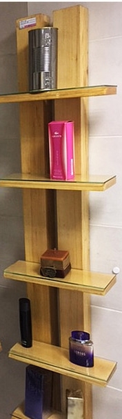 Drvena polica etažer od tikovine