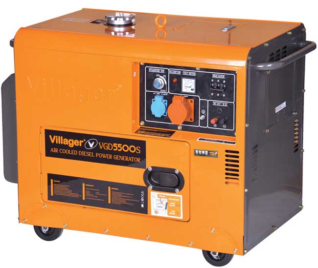 Dizel agregat za struju sa trofaznom utičnicom Villager VGD 5500S 038077 - Image 1