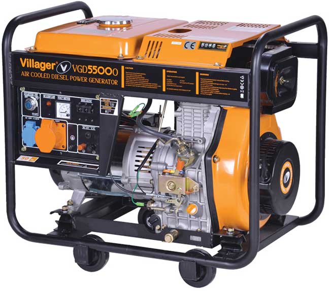 Dizel agregat za struju sa trofaznom utičnicom Villager VGD 5500 O 038078 - Image 1