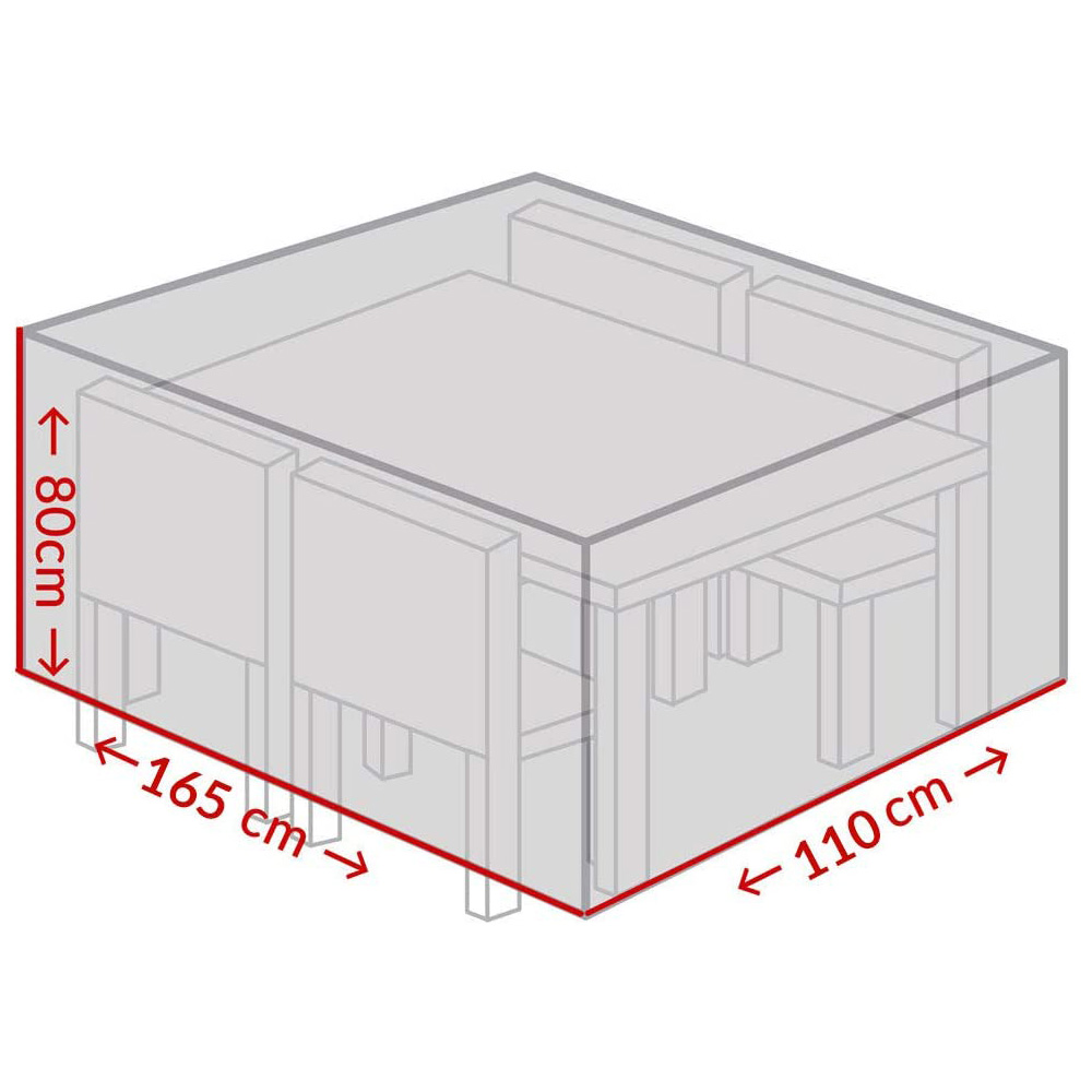 Pokrivač Za Baštensku Garnituru Sa Četvorougaonim Stolom