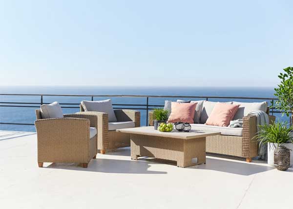 Baštenska garnitura Venus natur