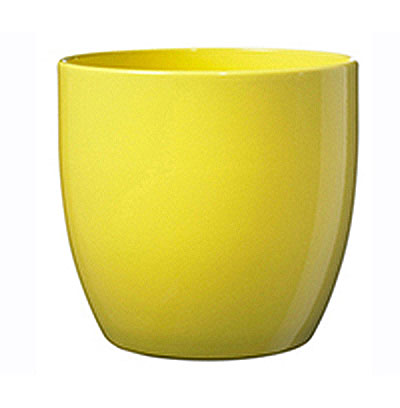 Soendgen keramička saksija Basel 13cm Shiny lemon