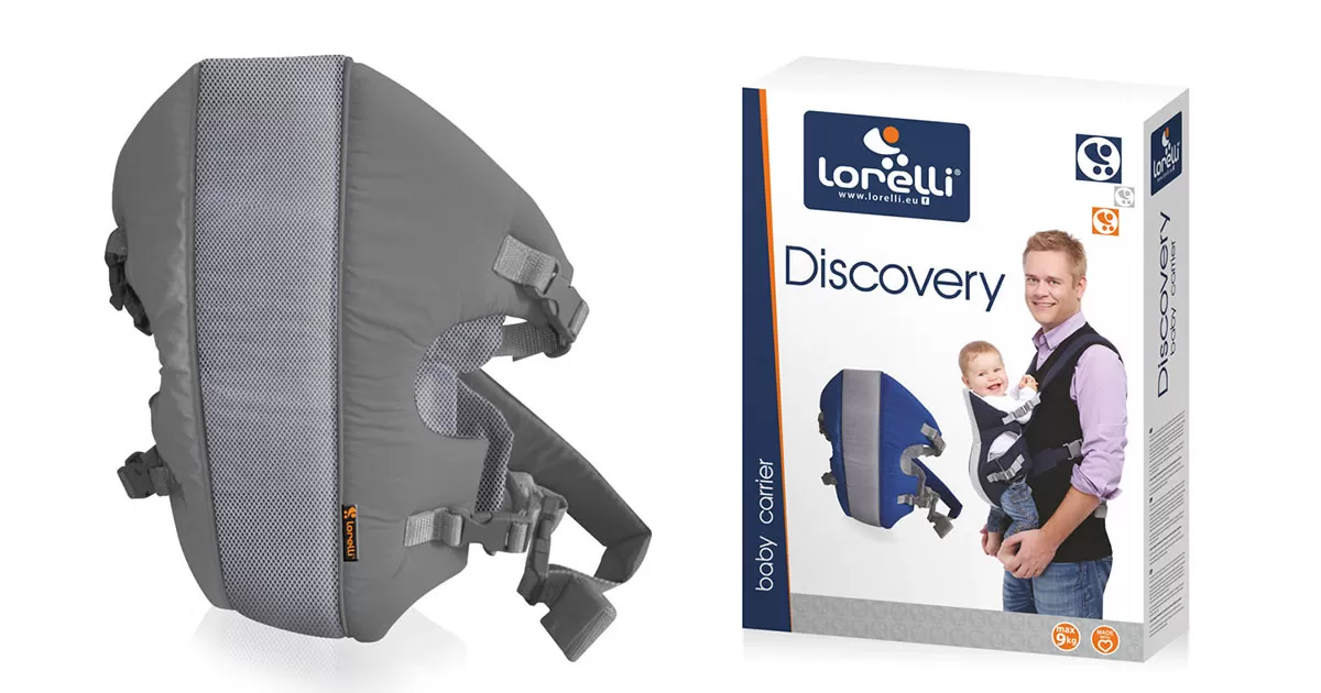 Lorelli Kengur nosiljka za bebe DISCOVERY Grey