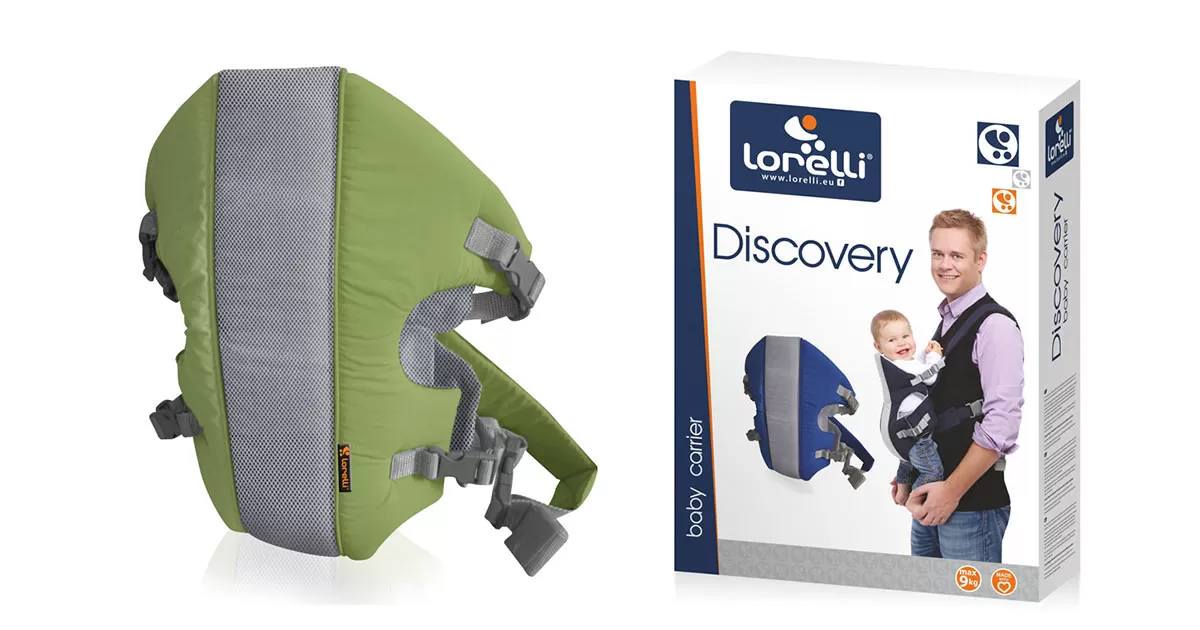 Lorelli Kengur nosiljka za bebe DISCOVERY Green