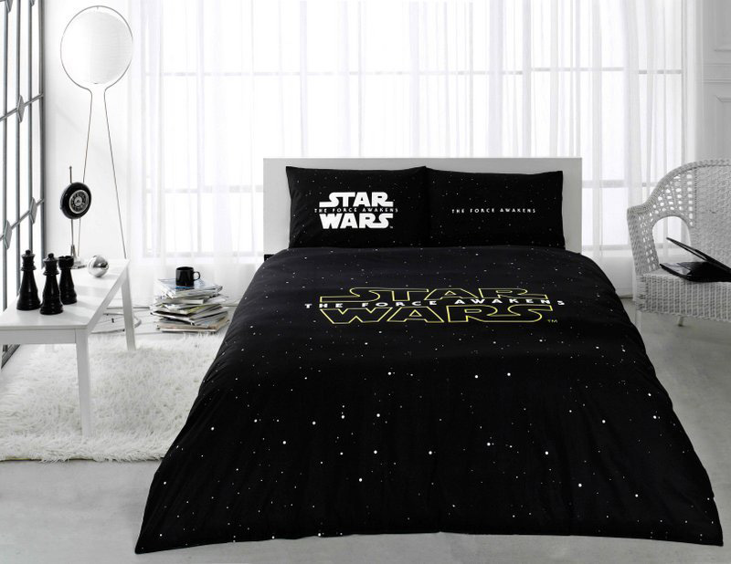Posteljina za bračni krevet 100% pamuk Star Wars