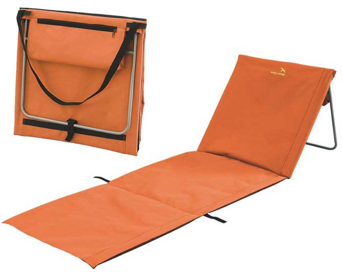 Sklopiva Prenosiva Ležaljka Easy Camp Sun Beach Orange 420014