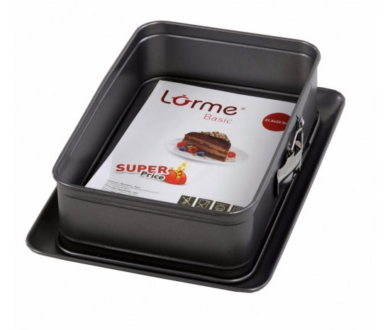 Lorme Basic kalup za tortu četvrtasti