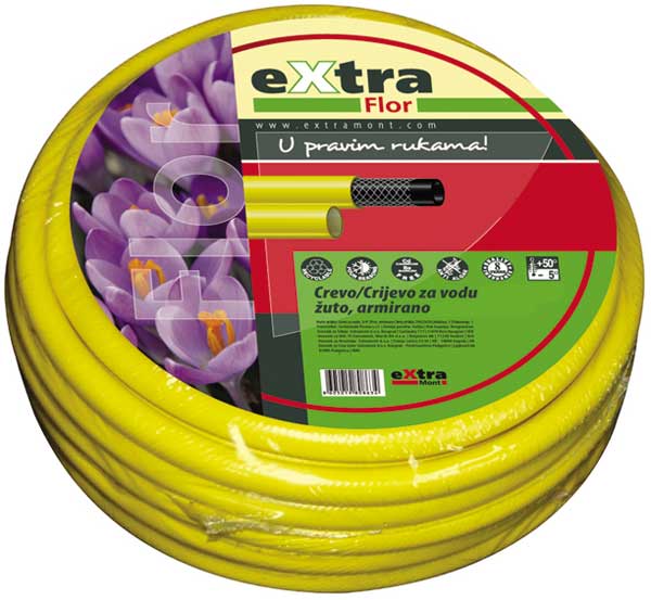 Baštensko crevo za zalivanje 50m 3/4 žuto TG3450