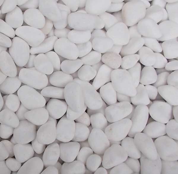 Dekorativni kamen Beli oblutak do 3cm 1.5kg - Image 1