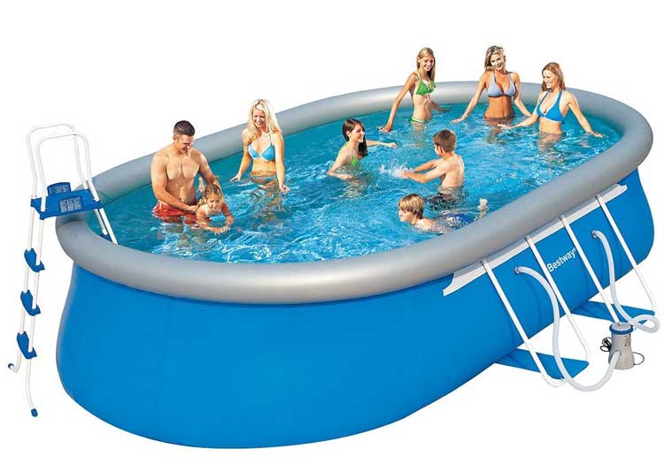 Bazen sa prstenom na naduvavanje 366x549 Bestway Borneo 56153