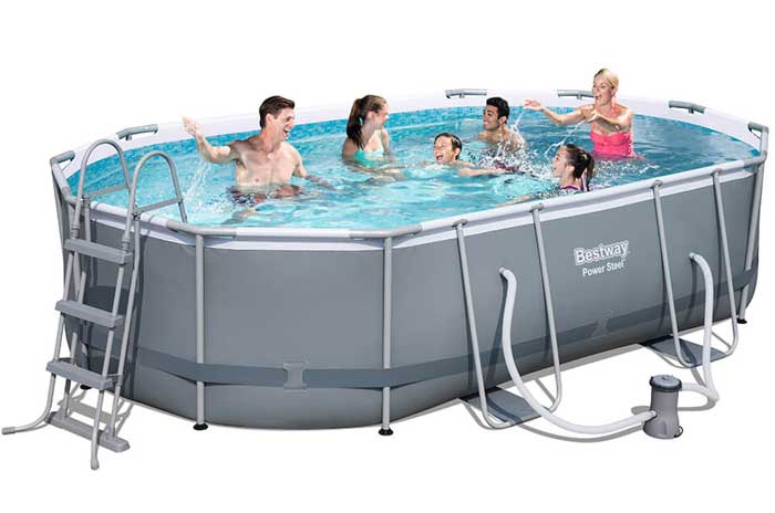 Bestway Ovalni Bazen sa kompletnom opremom 488x305x107 cm - Image 1