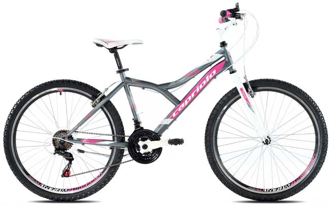 Ženski bicikl Capriolo Diavolo 600 26/18HT sivo-pink 916316-17