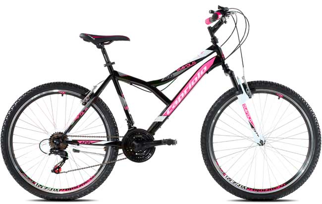 Ženski bicikl Capriolo Diavolo 600 26/18HT crno-pink 916313-17