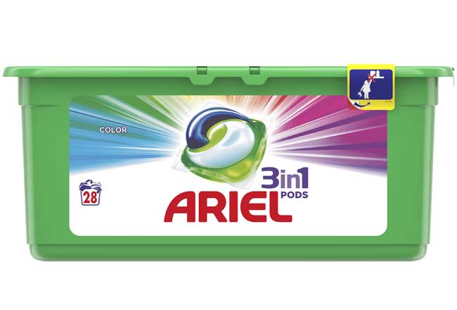 Ariel 3in1 Pods Color&Style Kapsule za pranje veša 28kom.
