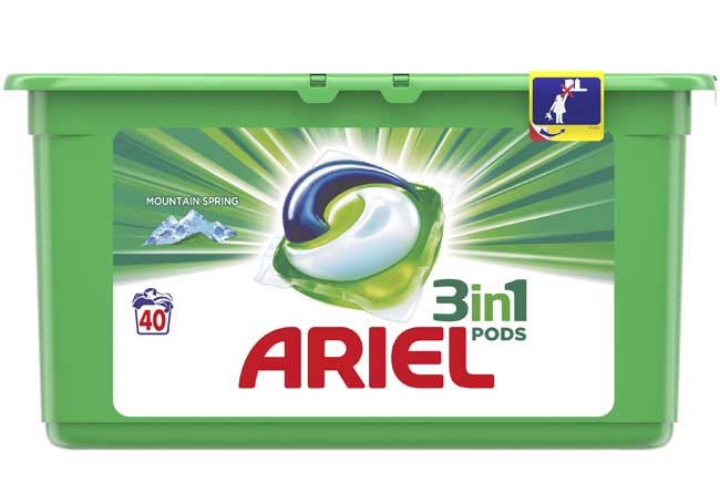 Ariel 3in1 Pods Regular Kapsule praška za pranje veša 40kom.