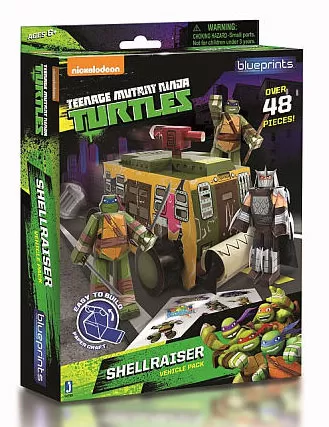 Papirne 3D Puzzle Nindža Kornjače 48 delova