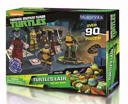 Papirne 3D Puzzle Nindža Kornjače 90 delova