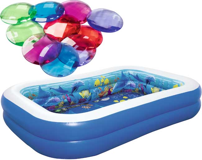 Bestway Dečiji bazen sa 3D naočarima i kristalima za igru 54177