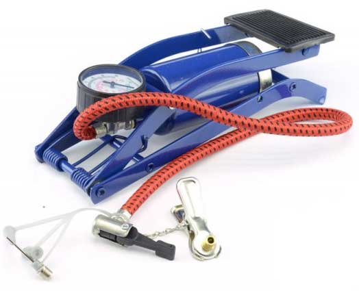 Nožna pumpa sa manometrom i nastavcima 190580