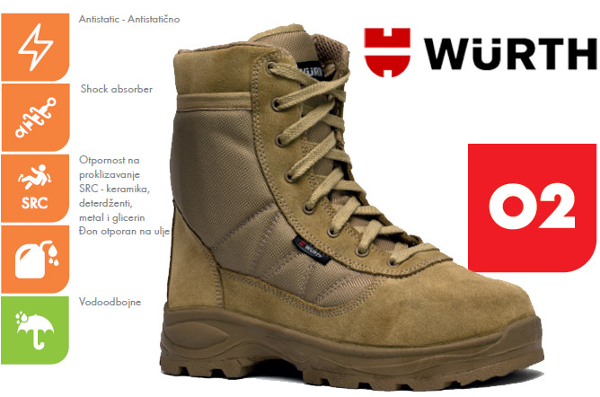 Radna čizma Camel O2 oker vel. 44