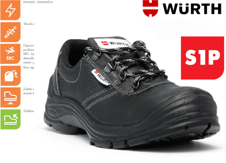 Wurth Bezbednosne cipele Pegazus S1P plitke vel. 42