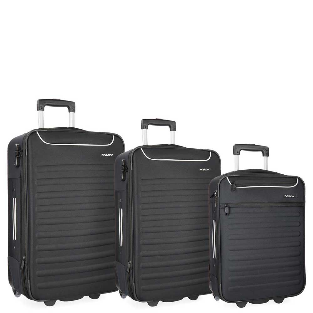 Movom Roll Road Komplet tri kofera 55 - 65 - 75cm Nairobi Black 53294