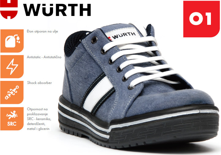 Wurth Radna patika Sirocco O1 vel. 42