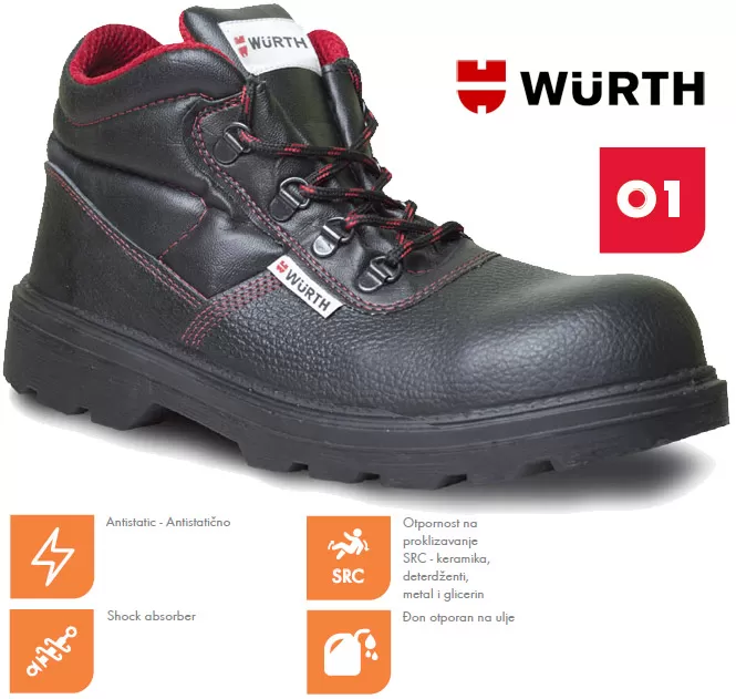 Wurth Radne cipele Tara O1 duboke vel. 47