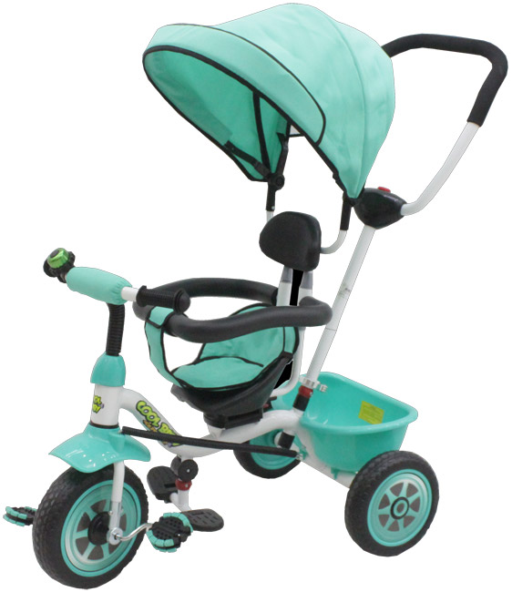 Dečiji tricikl Guralica sa tendom Cool Baby JG906-P Zeleni 290096 - Image 1