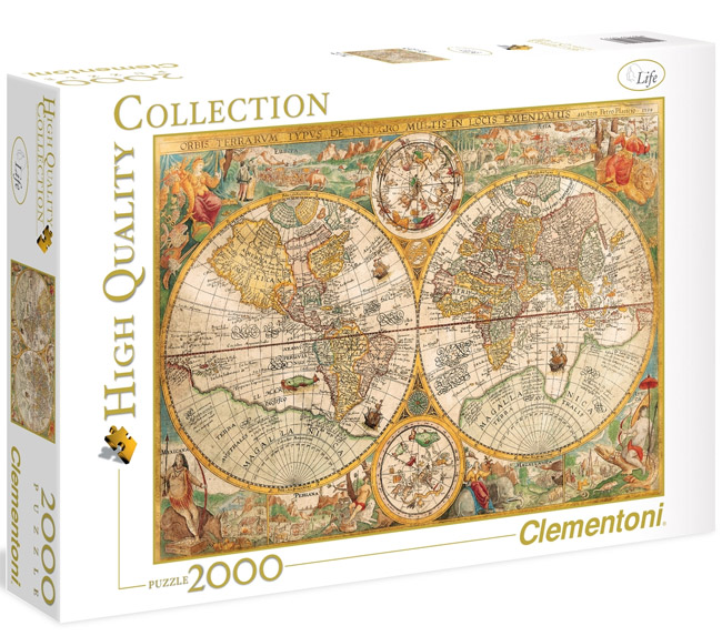 Clementoni Puzzle 2000 delova Ancient Map 32557