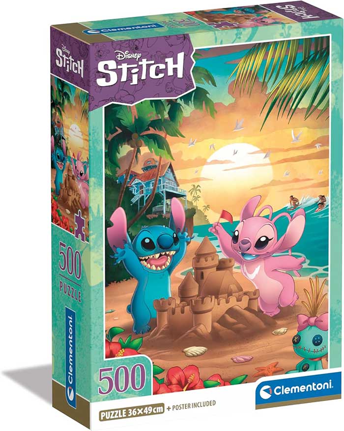 Puzzle slagalica 500 delova Disney Stitch Clementoni 35547