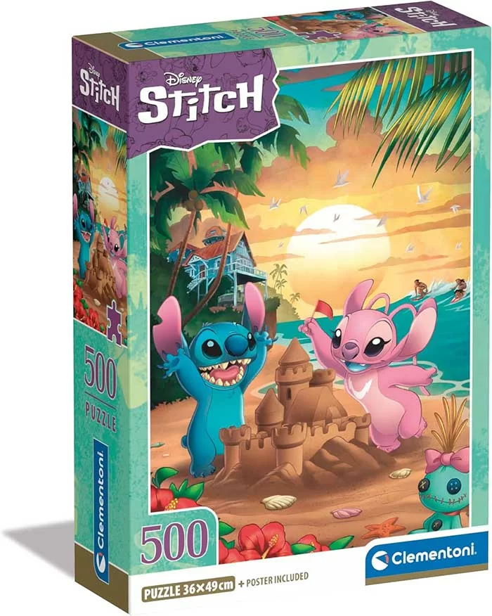 Puzzle slagalica 500 delova Disney Stitch Clementoni 35547