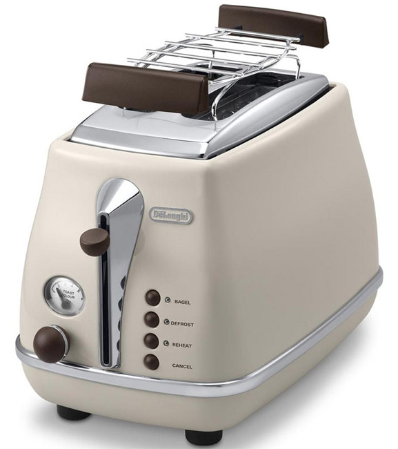 DeLonghi Toster Icona Vintage CTOV 2103 bež