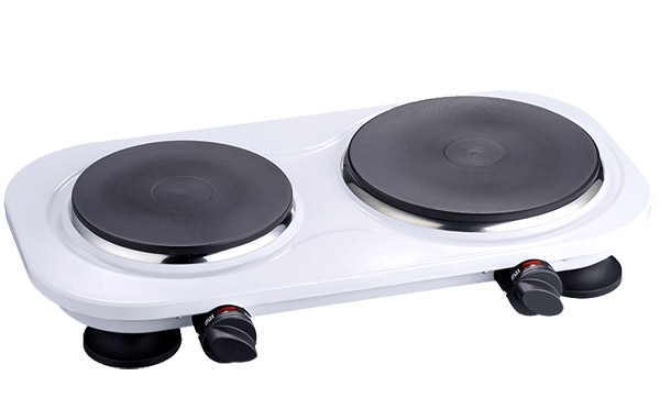 ECG Električni rešo sa dve ringle 2510 White