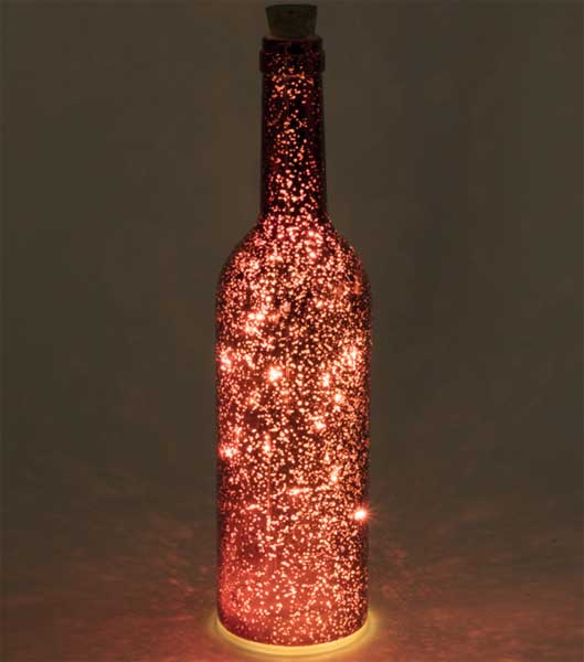 Dekorativna lampa u obliku flaše sa mikro LED diodama GB31/RD