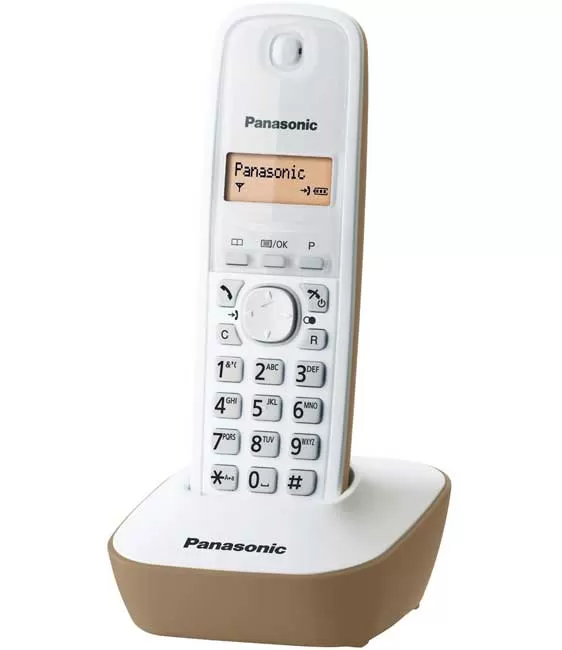 Bežični telefon Panasonic KX-TG1611FXJ bela-bež