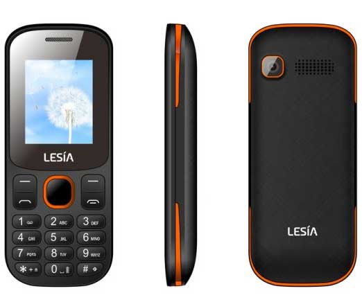Lesia P5 Mobilni telefon Dual SIM Black-Orange