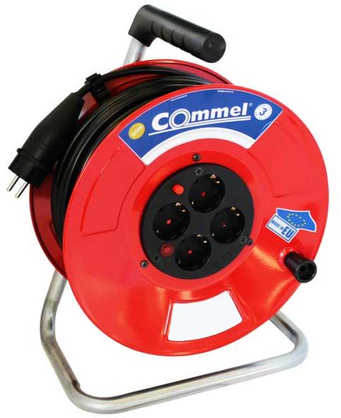 Commel Produžni kabl na metalnoj motalici monofazni 33m 3G2.5 C0910 - Image 1