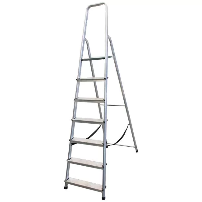 Aluminijumske stajaće merdevine sa 7 stepenika 200611