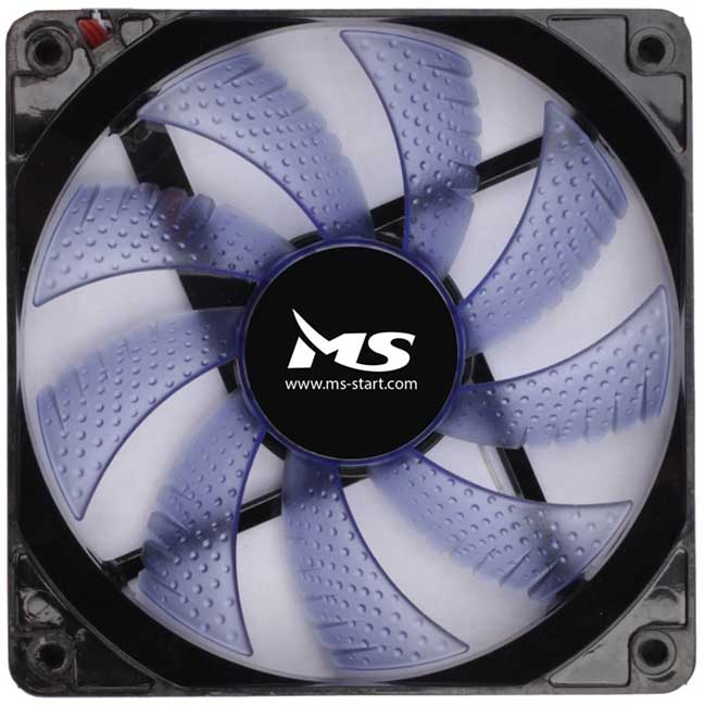 MS PC Cool 12cm Ventilator za kućište Blue LED