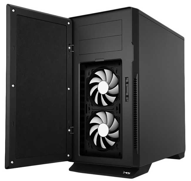 MS Black Widow Pro Gaming tiho kućište za računar